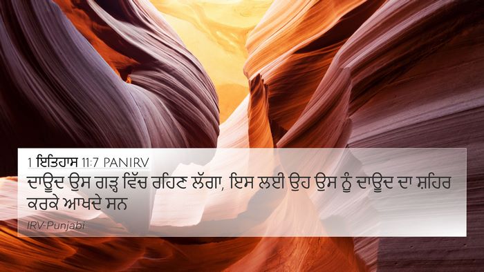 1 ਇਤਿਹਾਸ 11:7 PANIRV Bible Verse Image