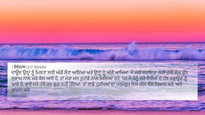 1 ਇਤਿਹਾਸ 12:17 PANIRV Bible Verse Image