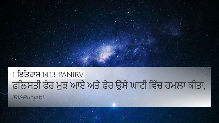 1 ਇਤਿਹਾਸ 14:13 PANIRV Bible Verse Image