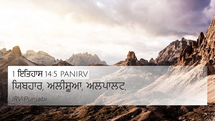 1 ਇਤਿਹਾਸ 14:5 PANIRV Bible Verse Image