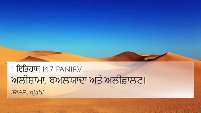 1 ਇਤਿਹਾਸ 14:7 PANIRV Bible Verse Image