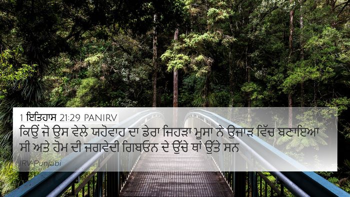 1 ਇਤਿਹਾਸ 21:29 PANIRV Bible Verse Image