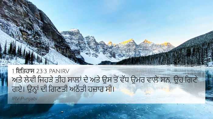 1 ਇਤਿਹਾਸ 23:3 PANIRV Bible Verse Image