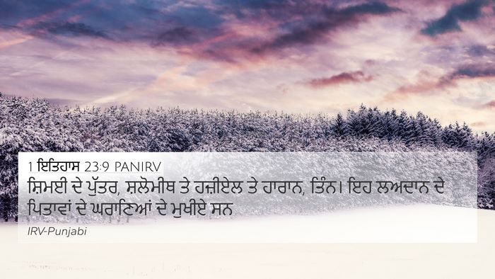 1 ਇਤਿਹਾਸ 23:9 PANIRV 4K Wallpaper - ਸ਼ਿਮਈ ਦੇ ਪੁੱਤਰ, - 4K Wallpaper Bible Verse