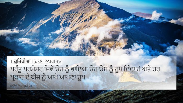 1 ਕੁਰਿੰਥੀਆਂ 15:38 PANIRV Bible Verse Image