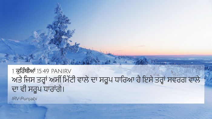 1 ਕੁਰਿੰਥੀਆਂ 15:49 PANIRV Bible Verse Image
