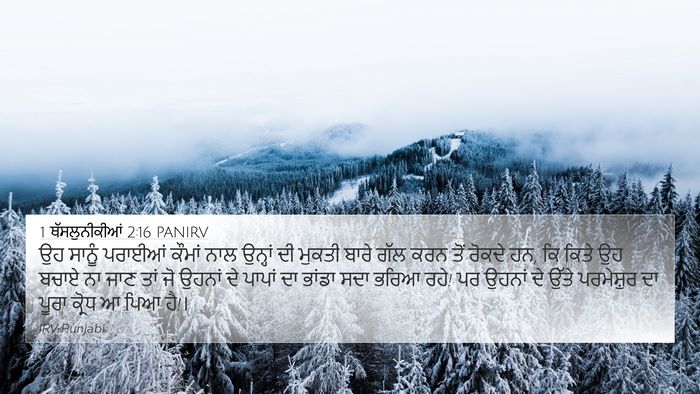 1 ਥੱਸਲੁਨੀਕੀਆਂ 2:16 PANIRV Bible Verse Image