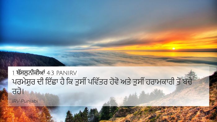 1 ਥੱਸਲੁਨੀਕੀਆਂ 4:3 PANIRV Bible Verse Image
