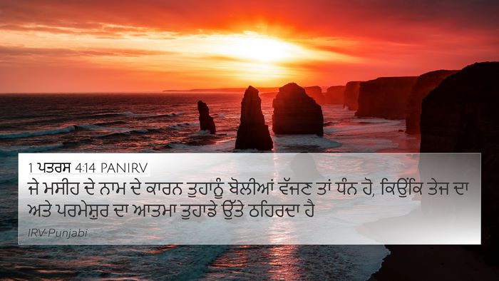 1 ਪਤਰਸ 4:14 PANIRV Bible Verse Image