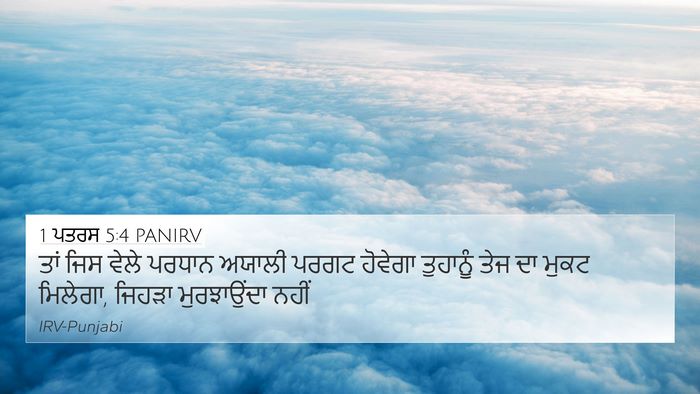 1 ਪਤਰਸ 5:4 PANIRV Bible Verse Image