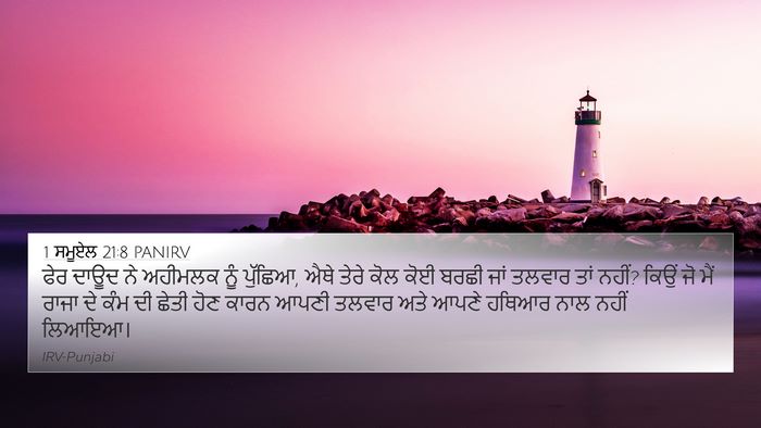 1 ਸਮੂਏਲ 21:8 PANIRV Bible Verse Image