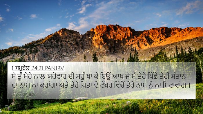 1 ਸਮੂਏਲ 24:21 PANIRV 4K Wallpaper - ਸੋ ਤੂੰ ਮੇਰੇ ਨਾਲ - 4K Wallpaper Bible Verse