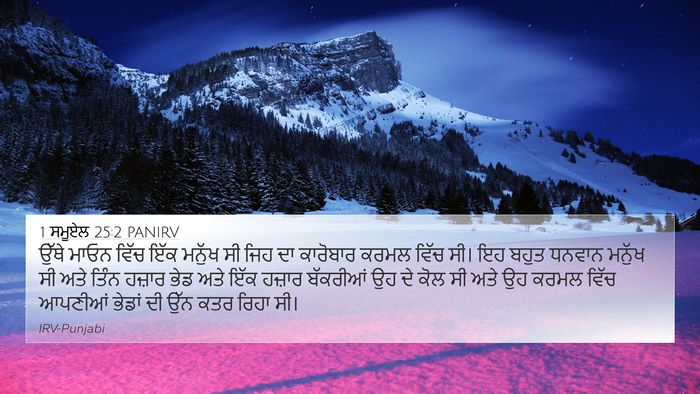 1 ਸਮੂਏਲ 25:2 PANIRV Bible Verse Image