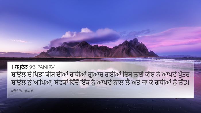 1 ਸਮੂਏਲ 9:3 PANIRV Bible Verse Image