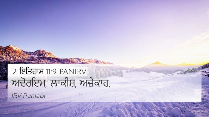 2 ਇਤਿਹਾਸ 11:9 PANIRV Bible Verse Image