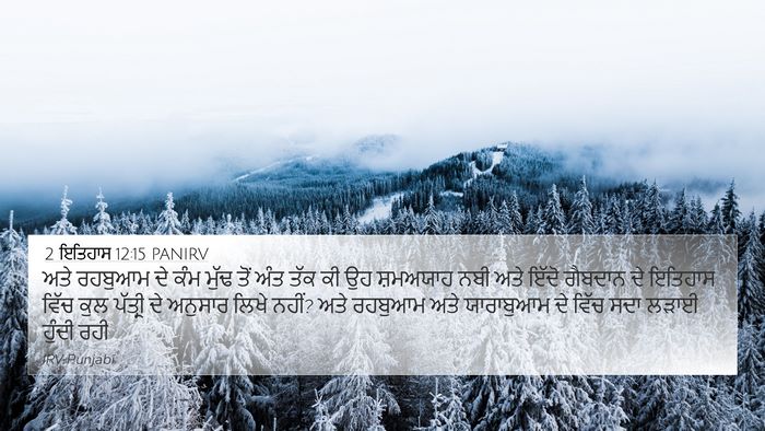 2 ਇਤਿਹਾਸ 12:15 PANIRV Bible Verse Image