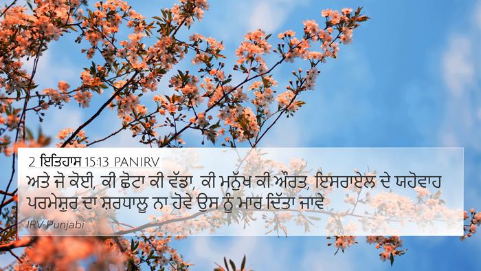 2 ਇਤਿਹਾਸ 15:13 PANIRV Bible Verse Image