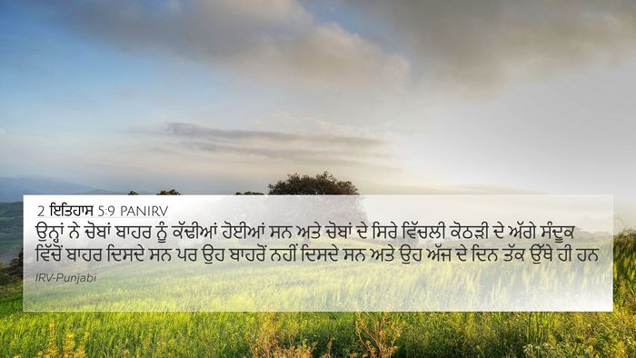 2 ਇਤਿਹਾਸ 5:9 PANIRV Bible Verse Image
