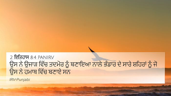 2 ਇਤਿਹਾਸ 8:4 PANIRV Bible Verse Image