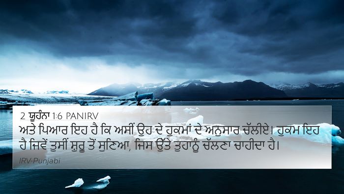 2 ਯੂਹੰਨਾ 1:6 PANIRV Bible Verse Image