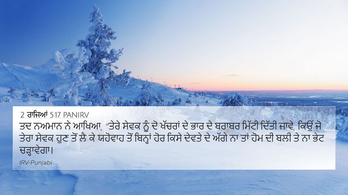 2 ਰਾਜਿਆਂ 5:17 PANIRV Bible Verse Image
