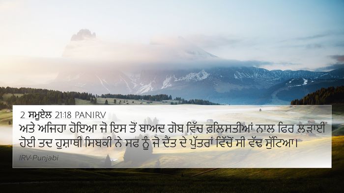 2 ਸਮੂਏਲ 21:18 PANIRV Bible Verse Image