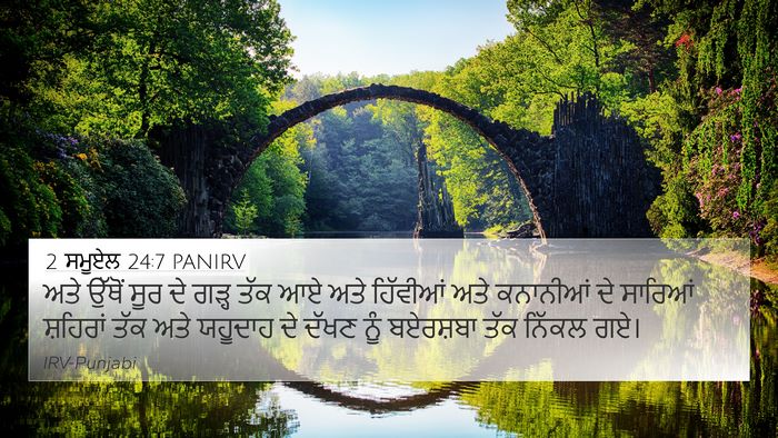 2 ਸਮੂਏਲ 24:7 PANIRV Bible Verse Image