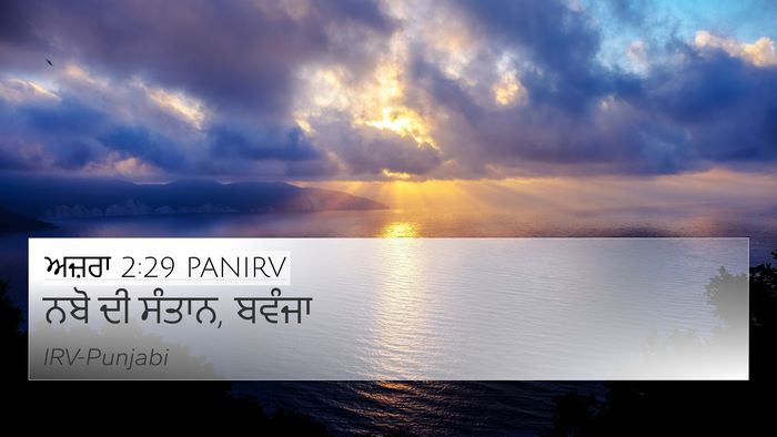 ਅਜ਼ਰਾ 2:29 PANIRV Bible Verse Image