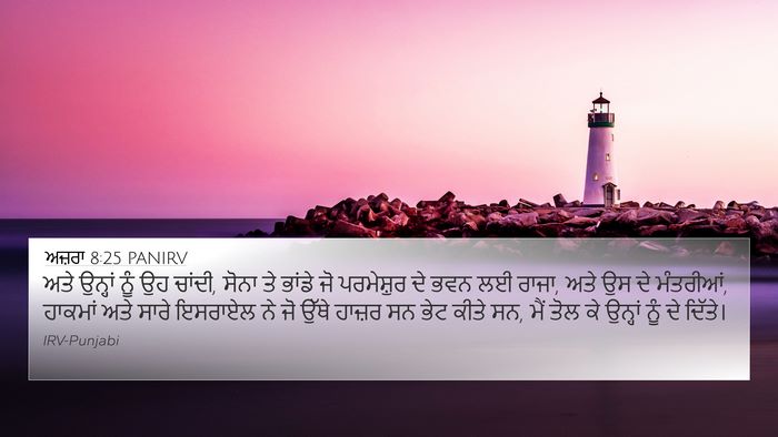 ਅਜ਼ਰਾ 8:25 PANIRV Bible Verse Image