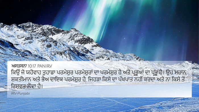 ਅਸਤਸਨਾ 10:17 PANIRV Bible Verse Image