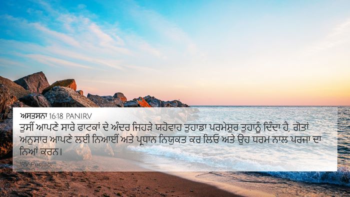 ਅਸਤਸਨਾ 16:18 PANIRV Bible Verse Image