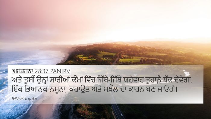 ਅਸਤਸਨਾ 28:37 PANIRV Bible Verse Image