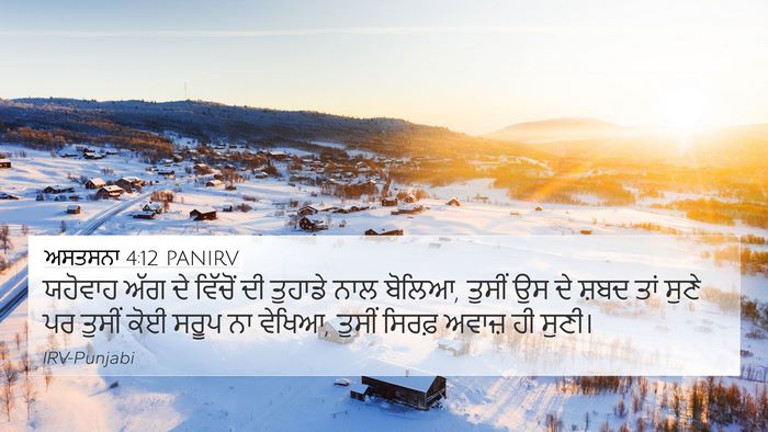ਅਸਤਸਨਾ 4:12 PANIRV Bible Verse Image
