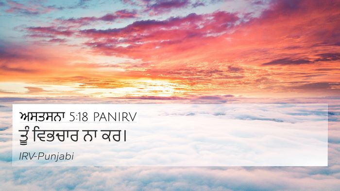 ਅਸਤਸਨਾ 5:18 PANIRV Bible Verse Image