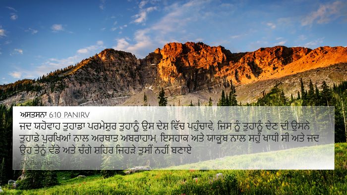 ਅਸਤਸਨਾ 6:10 PANIRV Bible Verse Image