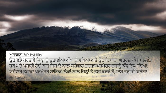 ਅਸਤਸਨਾ 7:19 PANIRV Bible Verse Image