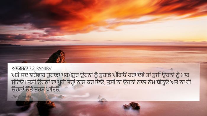 ਅਸਤਸਨਾ 7:2 PANIRV Bible Verse Image