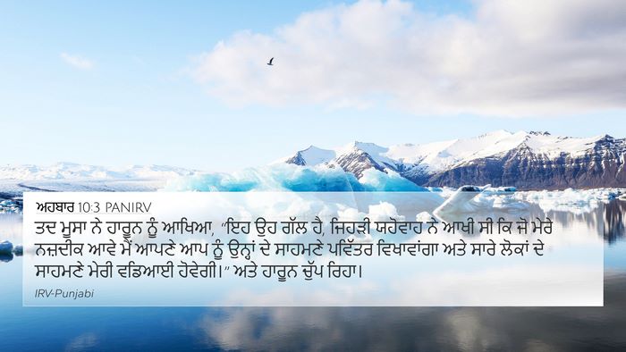 ਅਹਬਾਰ 10:3 PANIRV Bible Verse Image