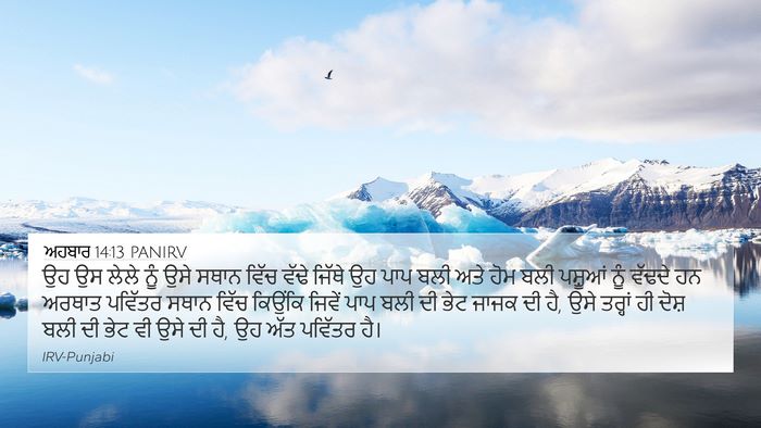 ਅਹਬਾਰ 14:13 PANIRV Bible Verse Image