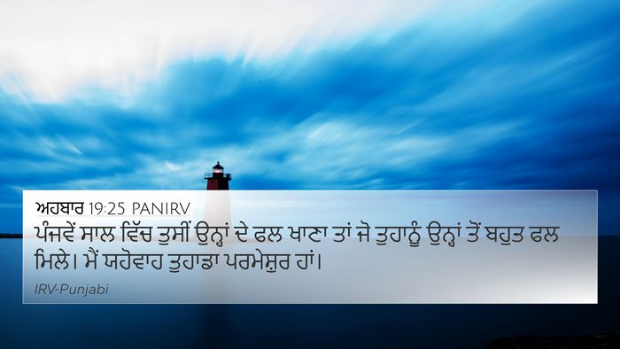 ਅਹਬਾਰ 19:25 PANIRV 4K Wallpaper - ਪੰਜਵੇਂ ਸਾਲ ਵਿੱਚ - 4K Wallpaper Bible Verse