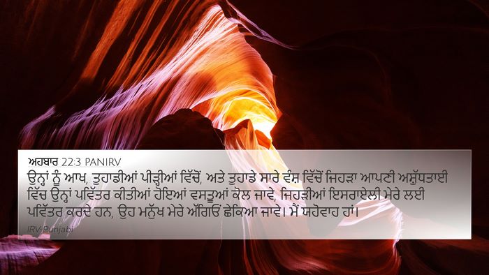ਅਹਬਾਰ 22:3 PANIRV Bible Verse Image