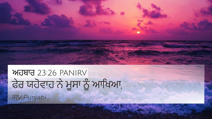 ਅਹਬਾਰ 23:26 PANIRV Bible Verse Image