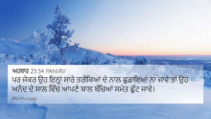 ਅਹਬਾਰ 25:54 PANIRV 4K Wallpaper - ਪਰ ਜੇਕਰ ਉਹ ਇਨ੍ਹਾਂ - 4K Wallpaper Bible Verse