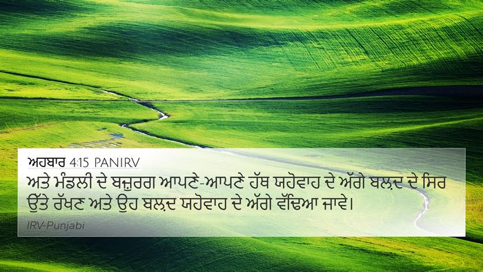 ਅਹਬਾਰ 4:15 PANIRV Bible Verse Image