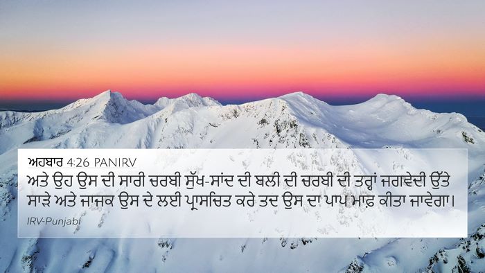 ਅਹਬਾਰ 4:26 PANIRV Bible Verse Image
