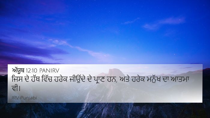 ਅੱਯੂਬ 12:10 PANIRV Bible Verse Image