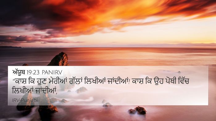 ਅੱਯੂਬ 19:23 PANIRV Bible Verse Image