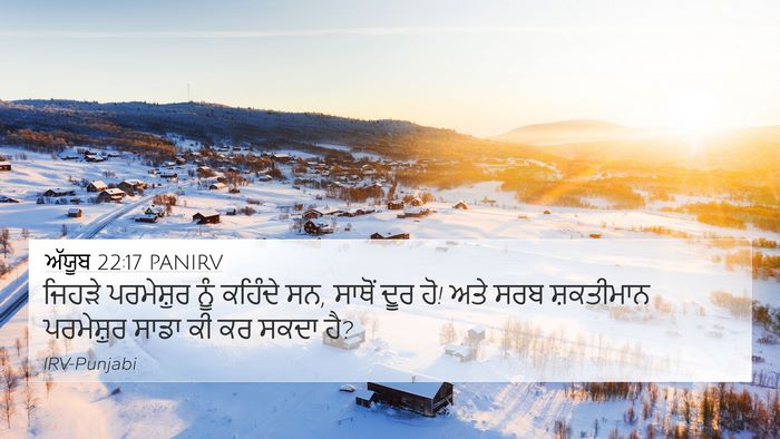 ਅੱਯੂਬ 22:17 PANIRV Bible Verse Image