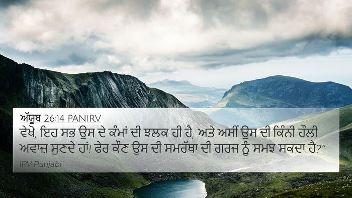 ਅੱਯੂਬ 26:14 PANIRV Bible Verse Image