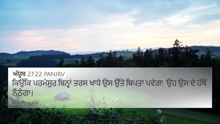 ਅੱਯੂਬ 27:22 PANIRV Bible Verse Image